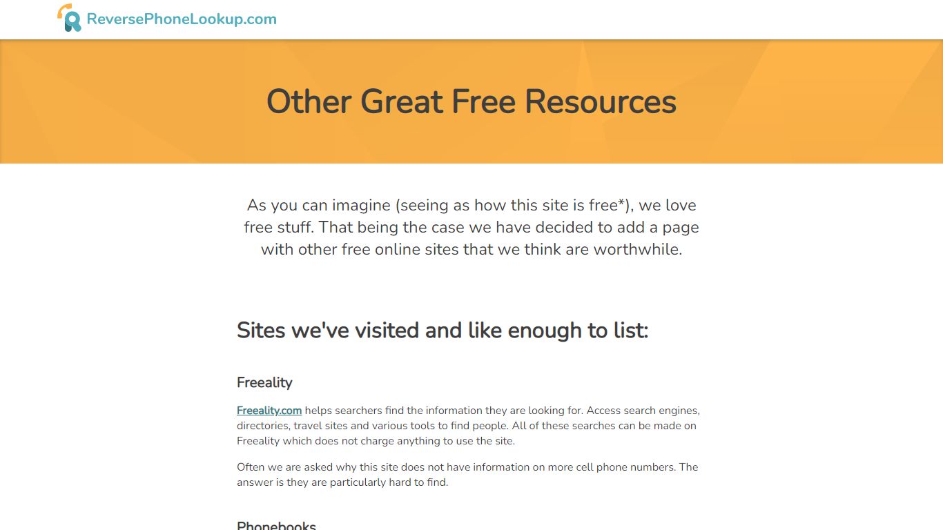 Free Resources To Help Look Up Phone Numbers - Reverse Phone Lookup